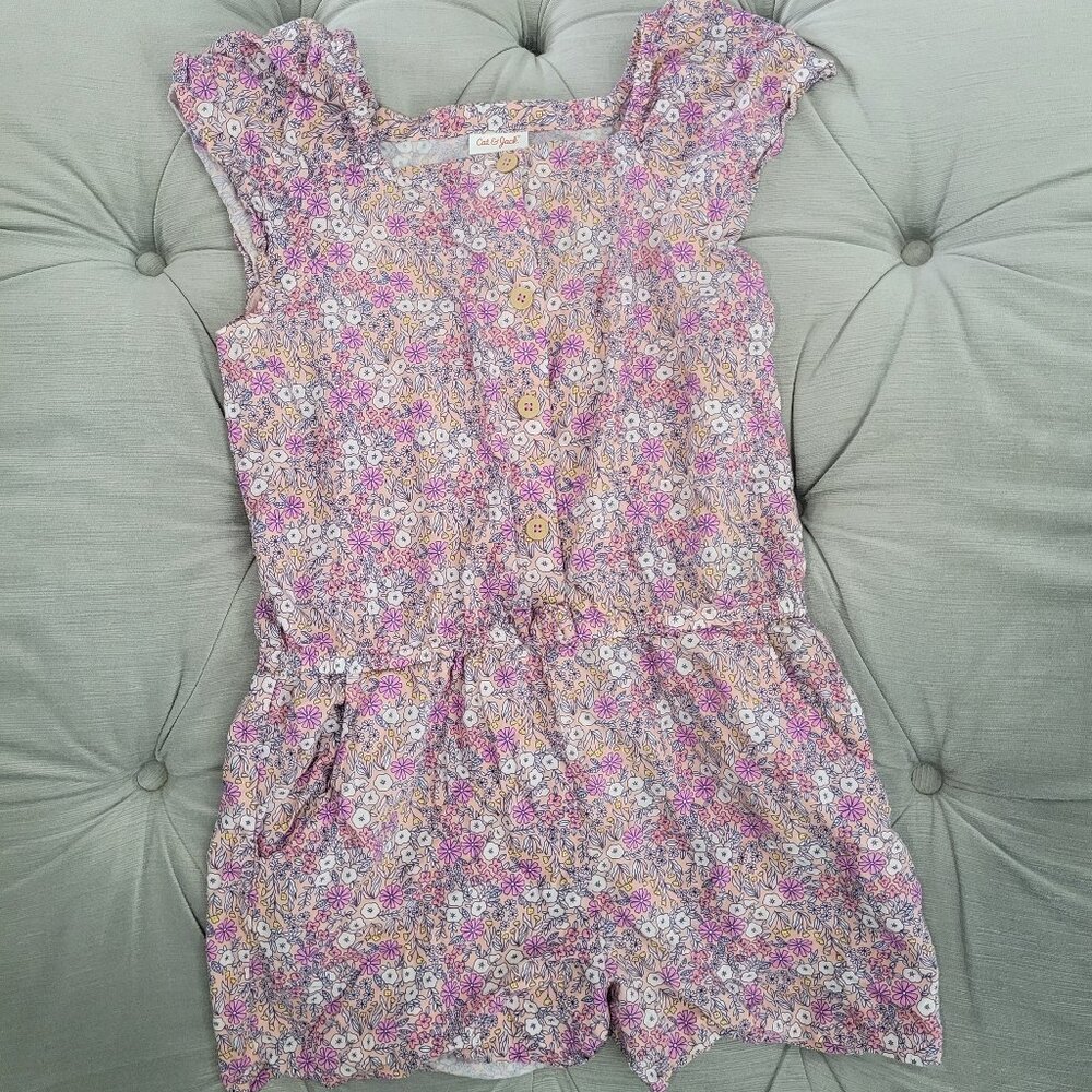 LIKE NEW! Cat & Jack Girls Romper